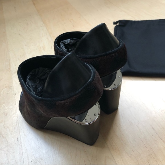 Alexander Wang Alla Leopard Wedge 36 - Picture 6 of 8